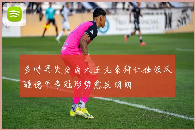 多特再失分南大王无奈拜仁独领风骚德甲争冠形势愈发明朗